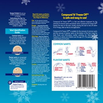 Compound W Freeze Off Wart Remover, 8 ct