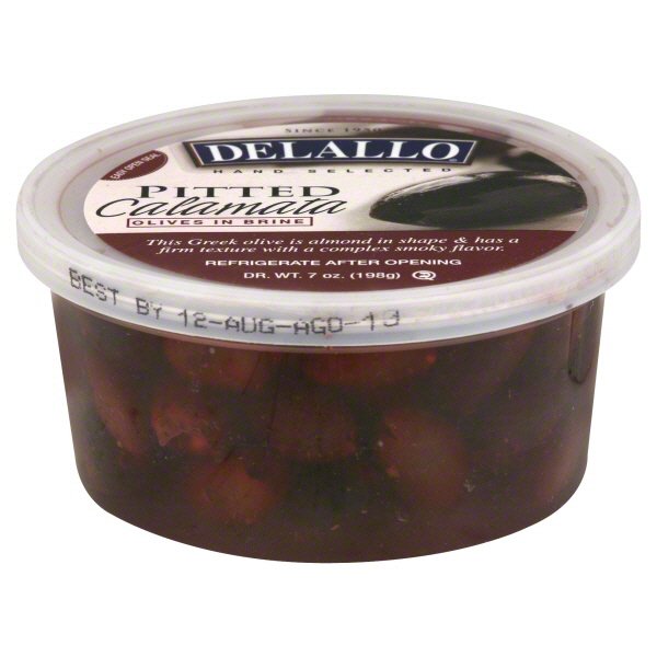 DeLallo Pitted Calamata Olives in Brine Shop Olives at HEB