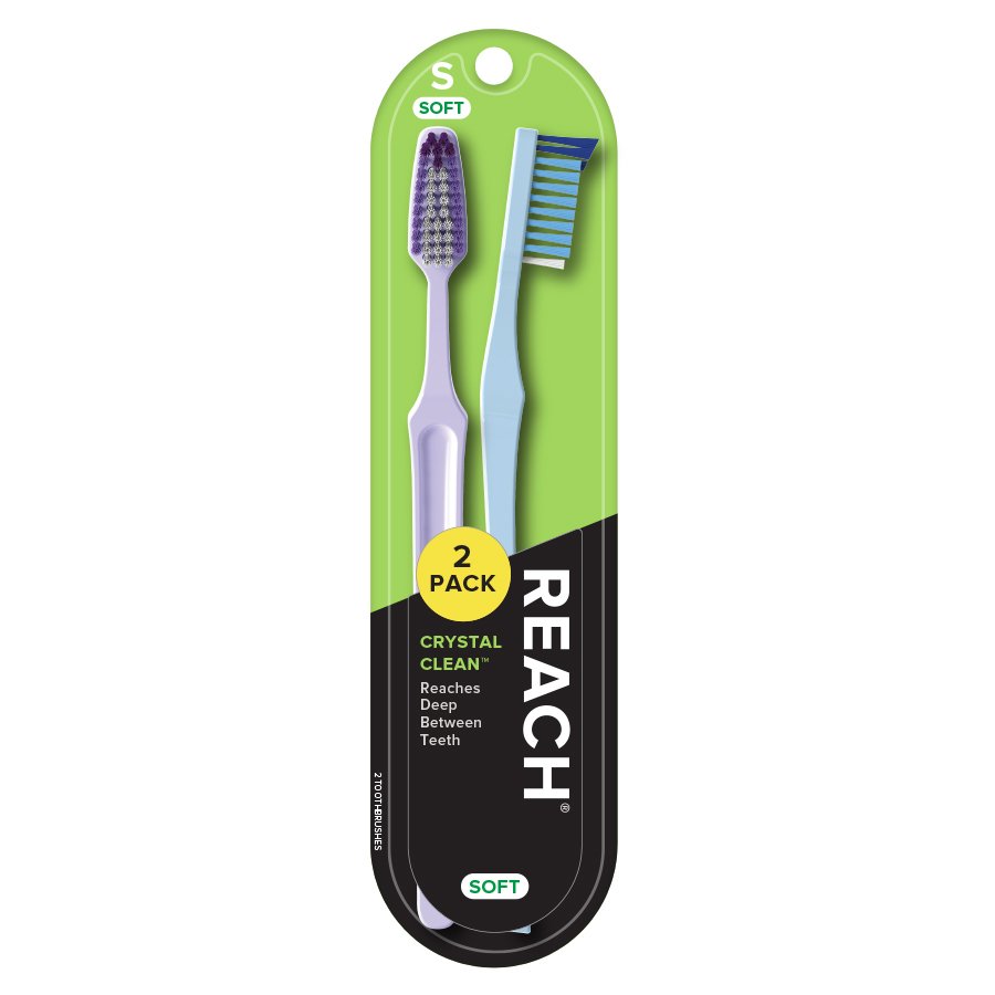 reach crystal clean toothbrush soft