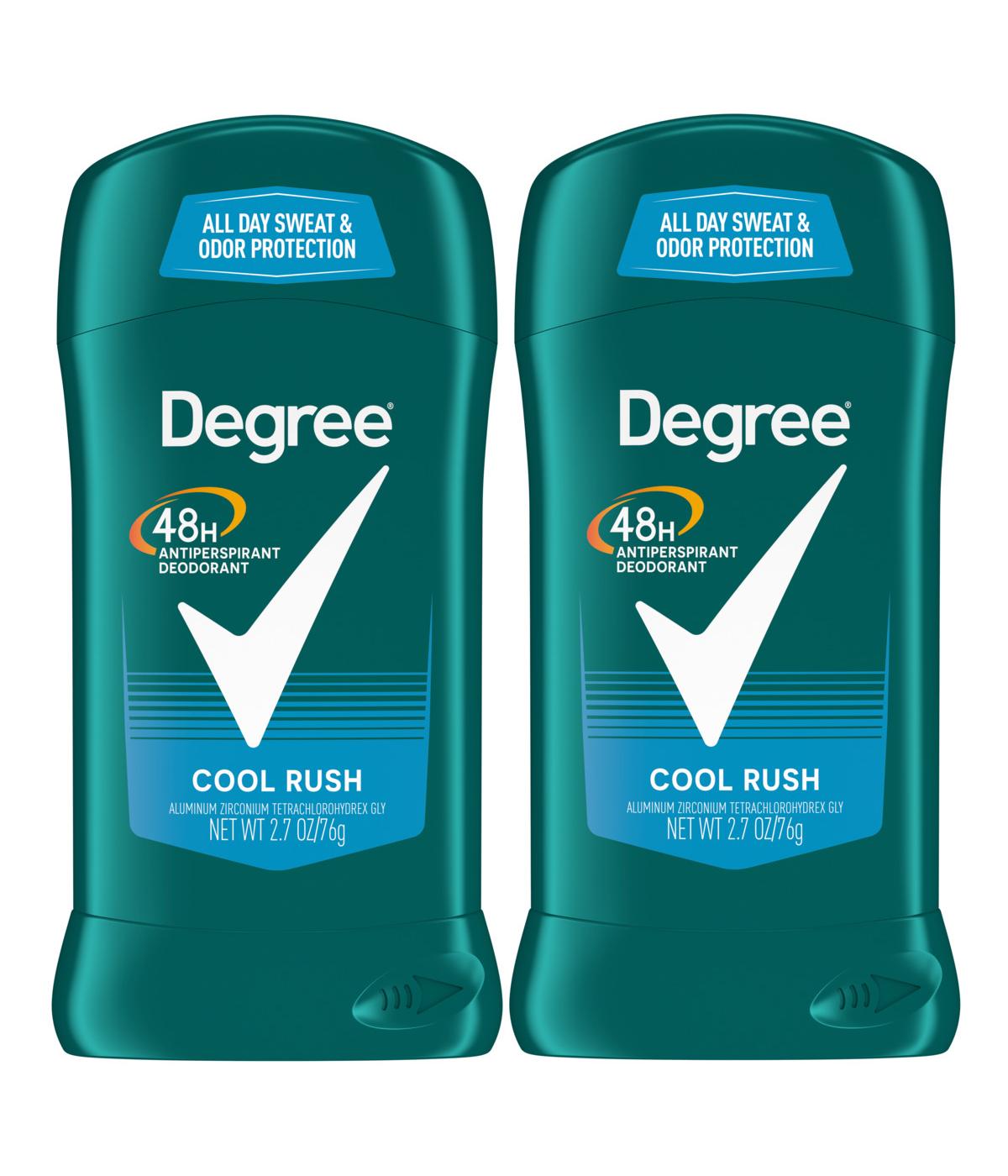 Degree Men 48 Hr Antiperspirant Solid Deodorant - Cool Rush, 2 pk ; image 1 of 3