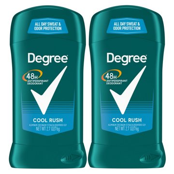 Degree Men 48 Hr Antiperspirant Solid Deodorant - Cool Rush, 2 pk , 2.7 oz
