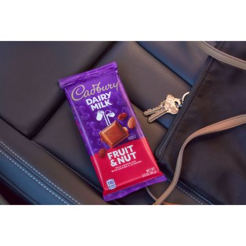 Cadbury Dairy Milk Fruit & Nut Milk Chocolate Candy Bar