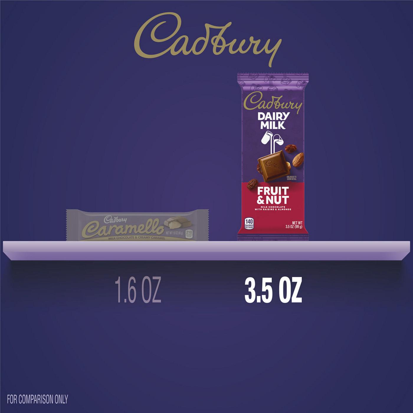 Cadbury Dairy Milk Fruit & Nut Candy Bar; image 5 of 7