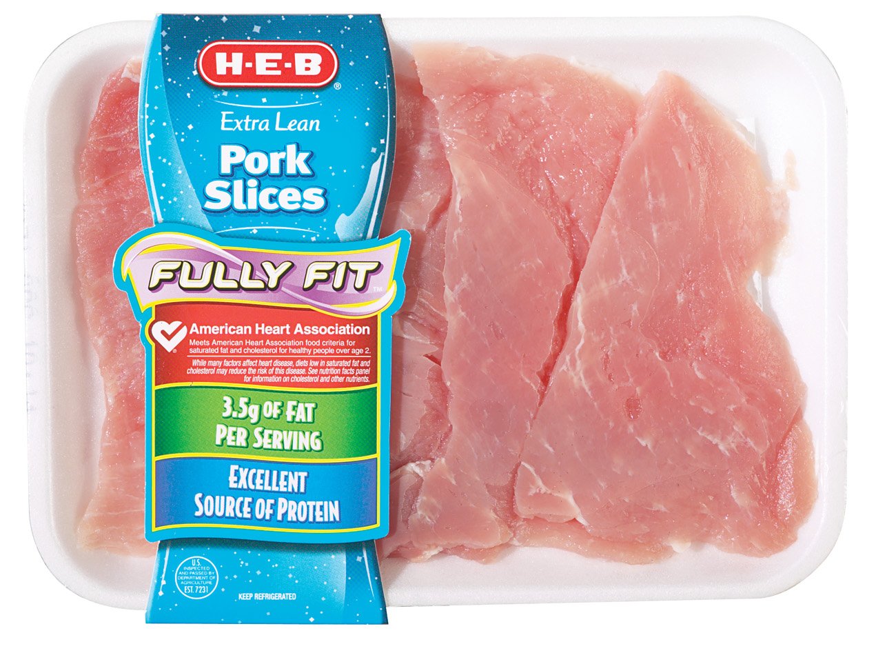 H-E-B Fully Fit Extra Lean Pork Slices - Shop Pork At H-E-B