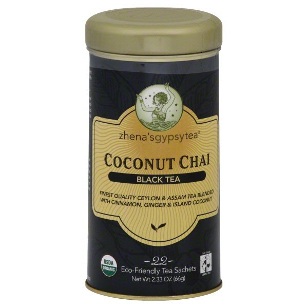 Zhena's Gypsy Tea Coconut Chai Black Tea Bags Shop Tea at HEB