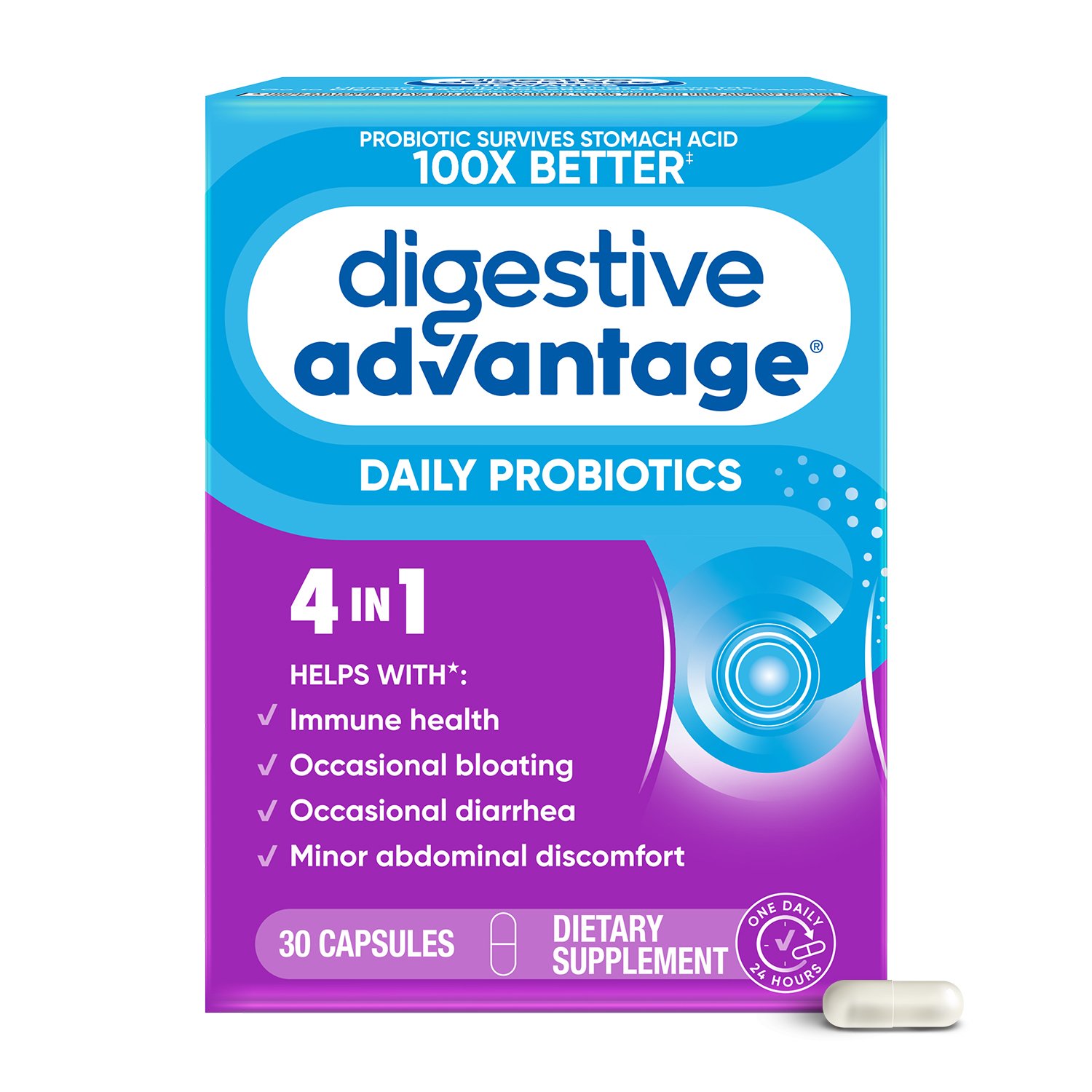 Schiff Digestive Advantage Daily Probiotic Capsules Shop Diet