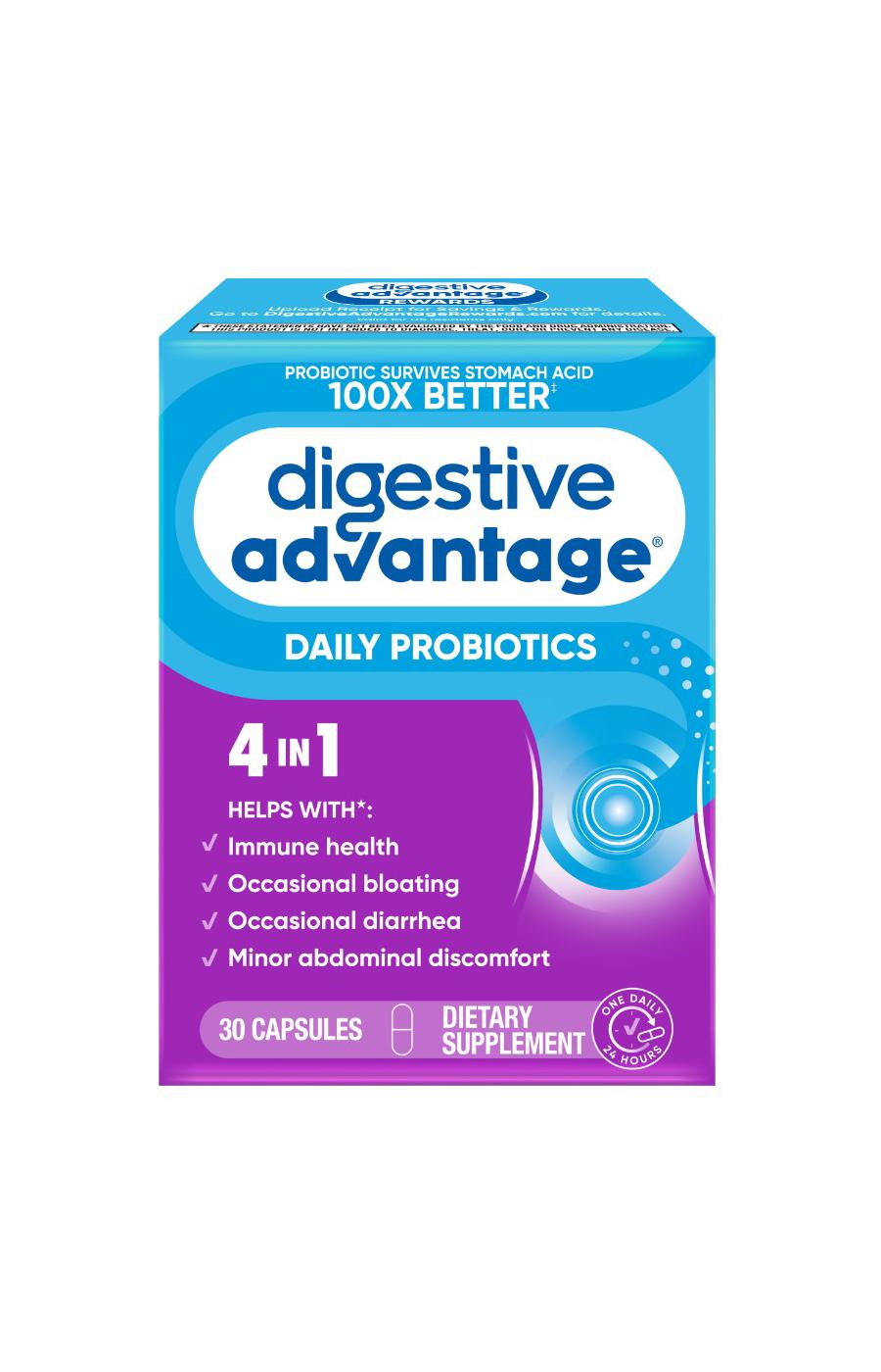 Digestive Advantage Daily Probiotic Capsules; image 1 of 2