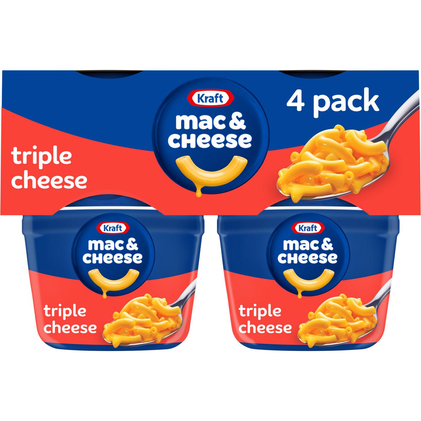 Kraft Triple Cheese Macaroni & Cheese Dinner; image 1 of 8