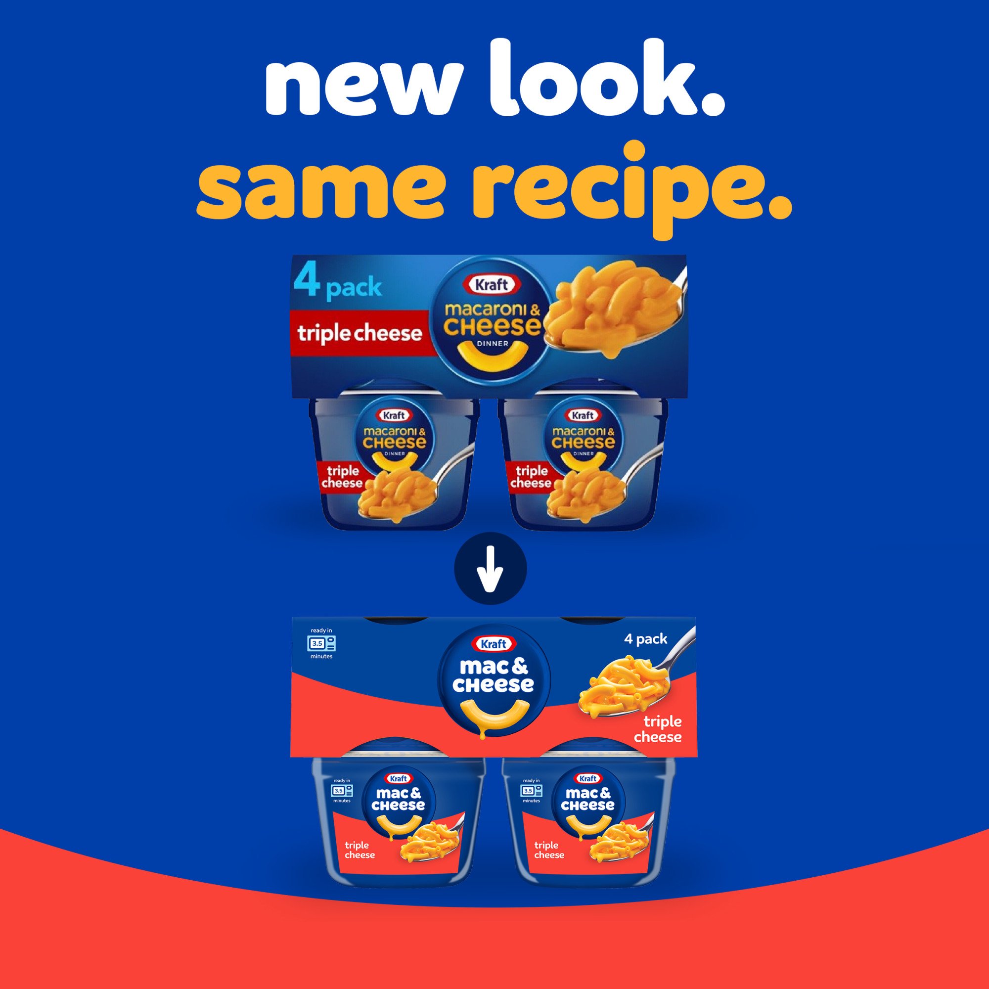 Kraft Triple Cheese Mac &amp; Cheese Cups - Shop Pantry meals at H-E-B