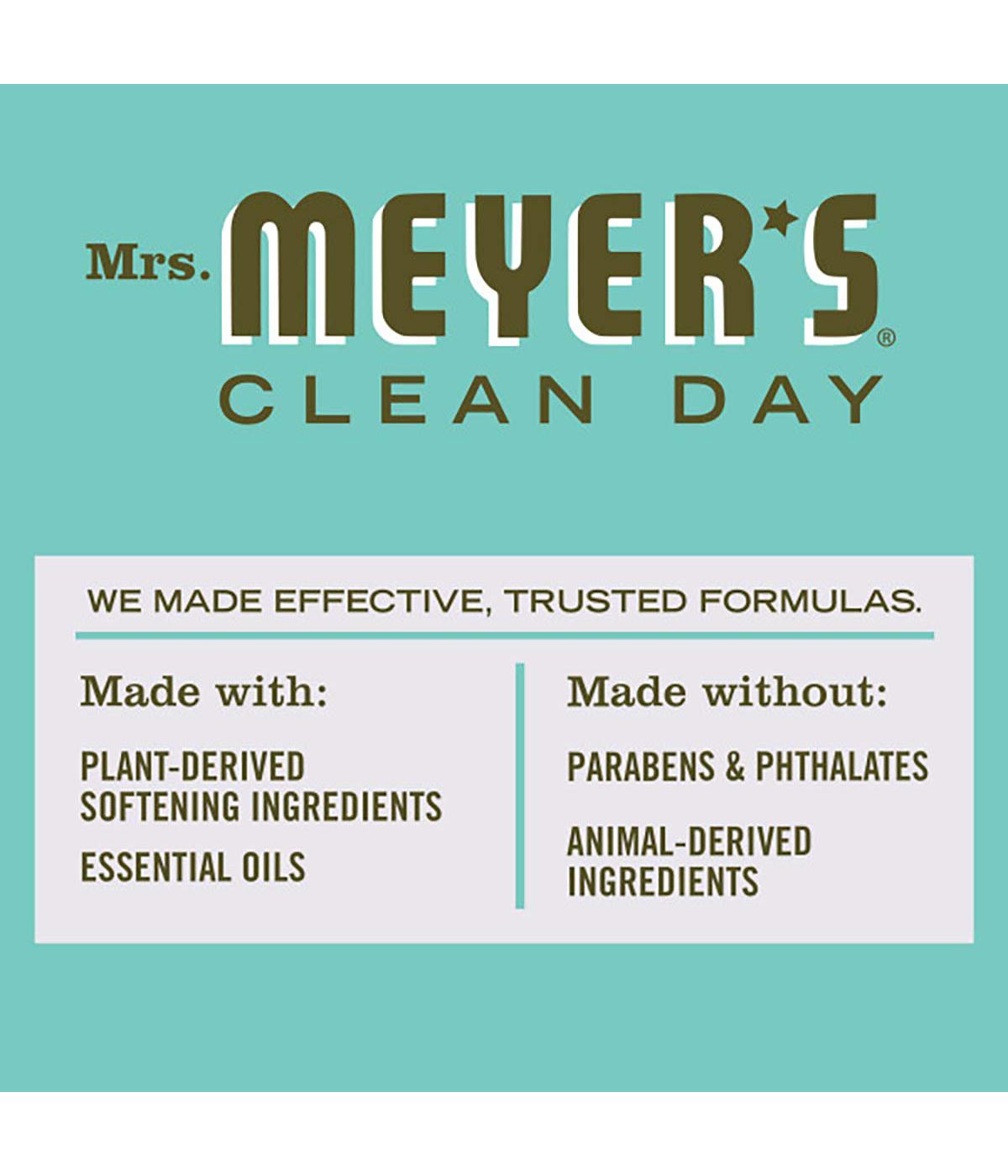 Mrs. Meyer's Clean Day Fabric Softener Dryer Sheets - Basil; image 5 of 7