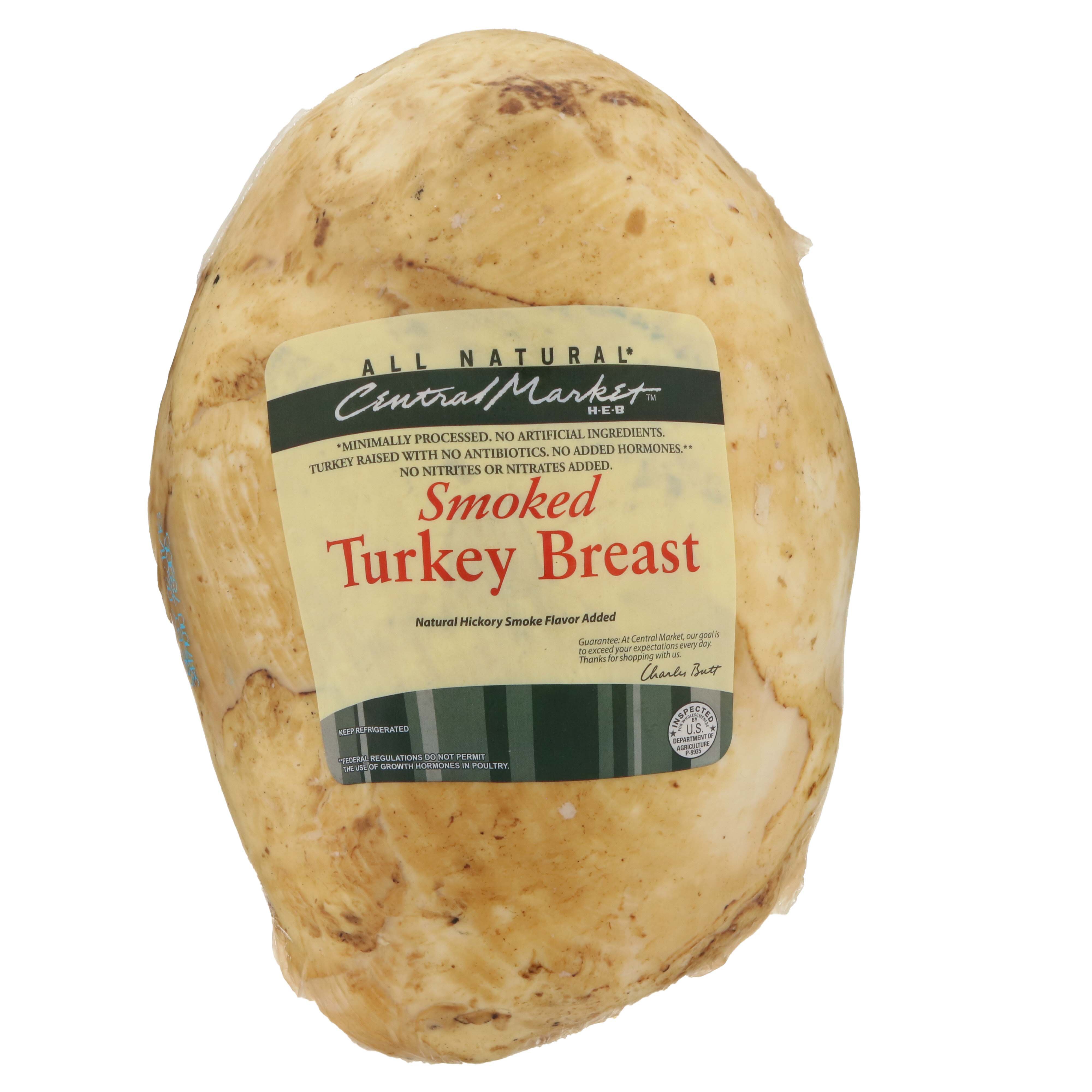 Central Market Smoked Turkey Breast, Sliced Shop Meat at HEB