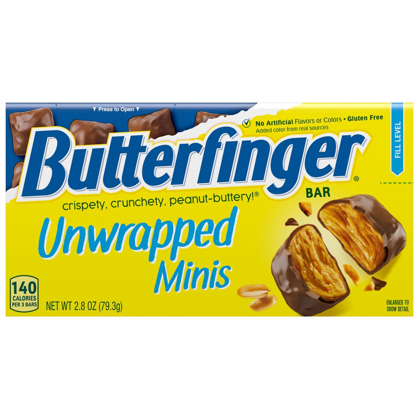 Butterfinger Unwrapped Minis Candy Theater Box; image 1 of 5