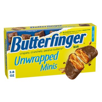 Butterfinger Unwrapped Minis Chocolate Candy Theater Box