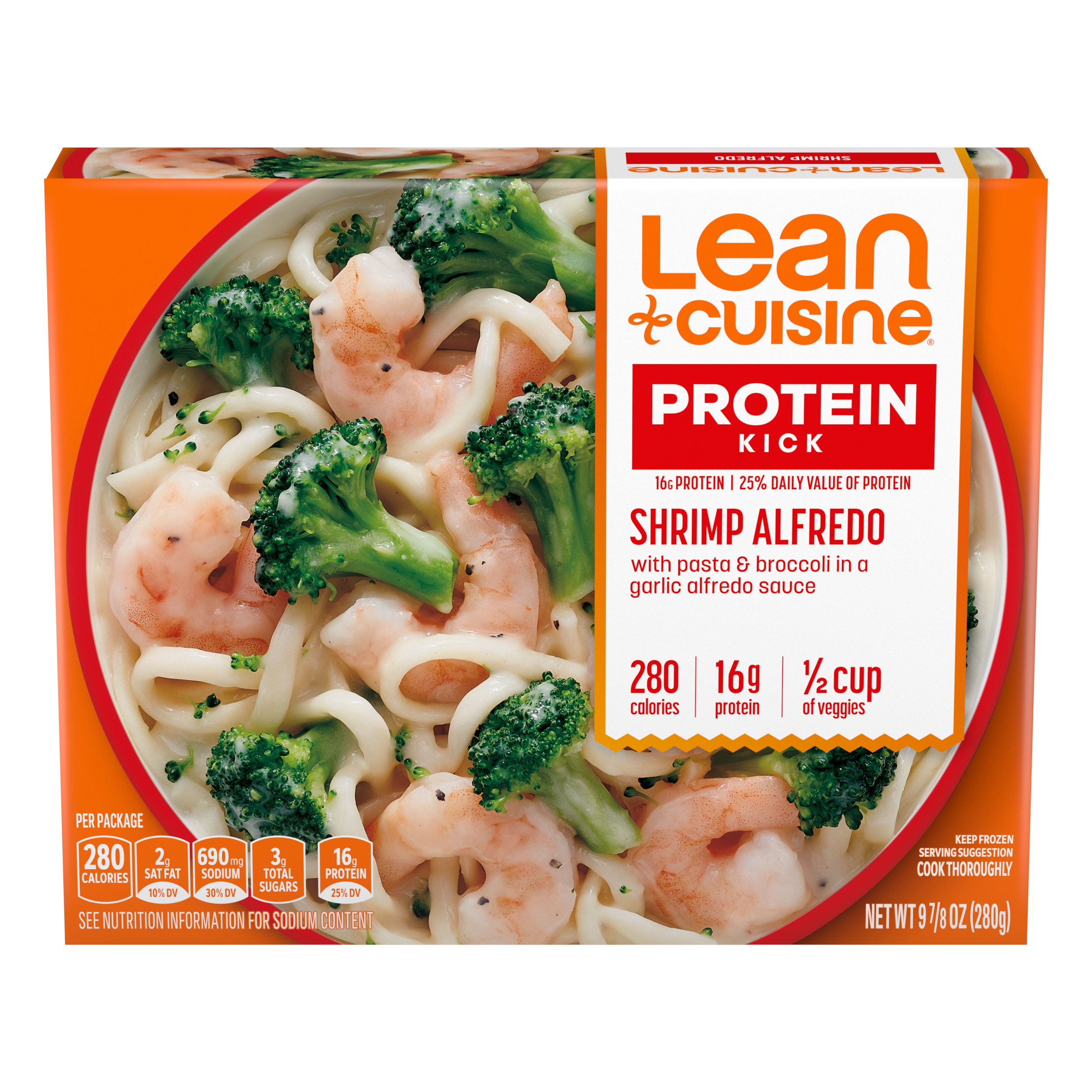 Lean Cuisine 16g Protein Shrimp Alfredo Frozen Meal Shop Entrees