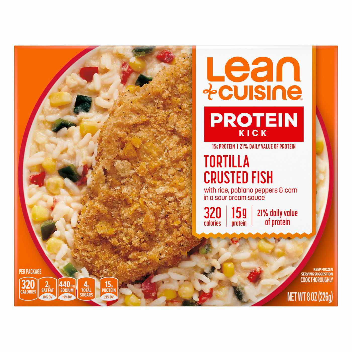 Lean Cuisine 15g Protein Tortilla Crusted Fish Frozen Meal; image 1 of 8