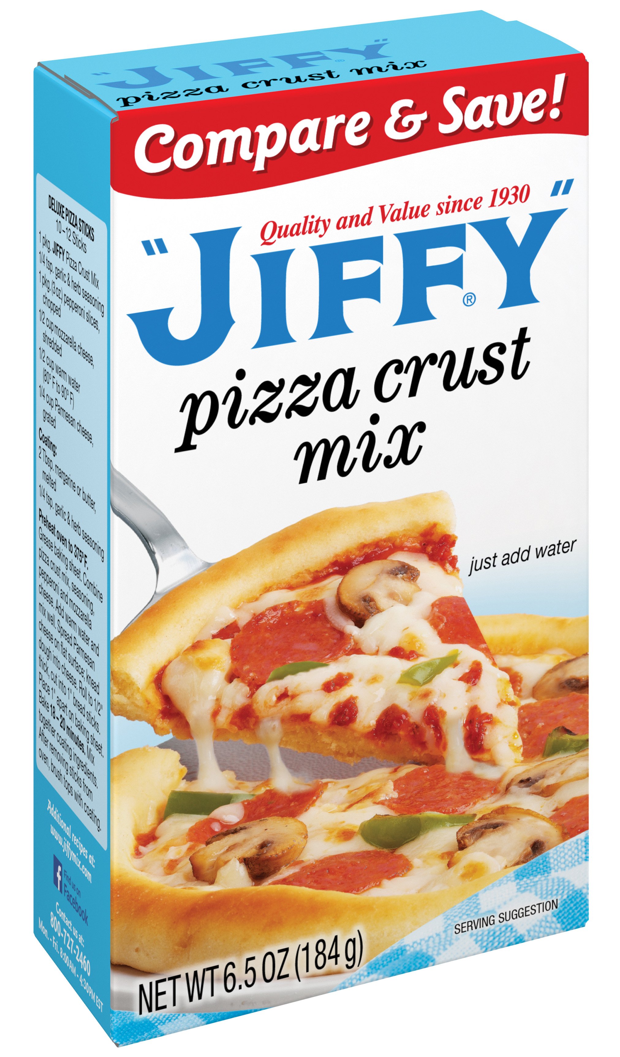 Jiffy Pizza Crust Mix Shop Baking mixes at HEB