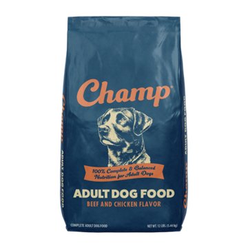 Champ Mini Chunk Dry Dog Food, 12 lb