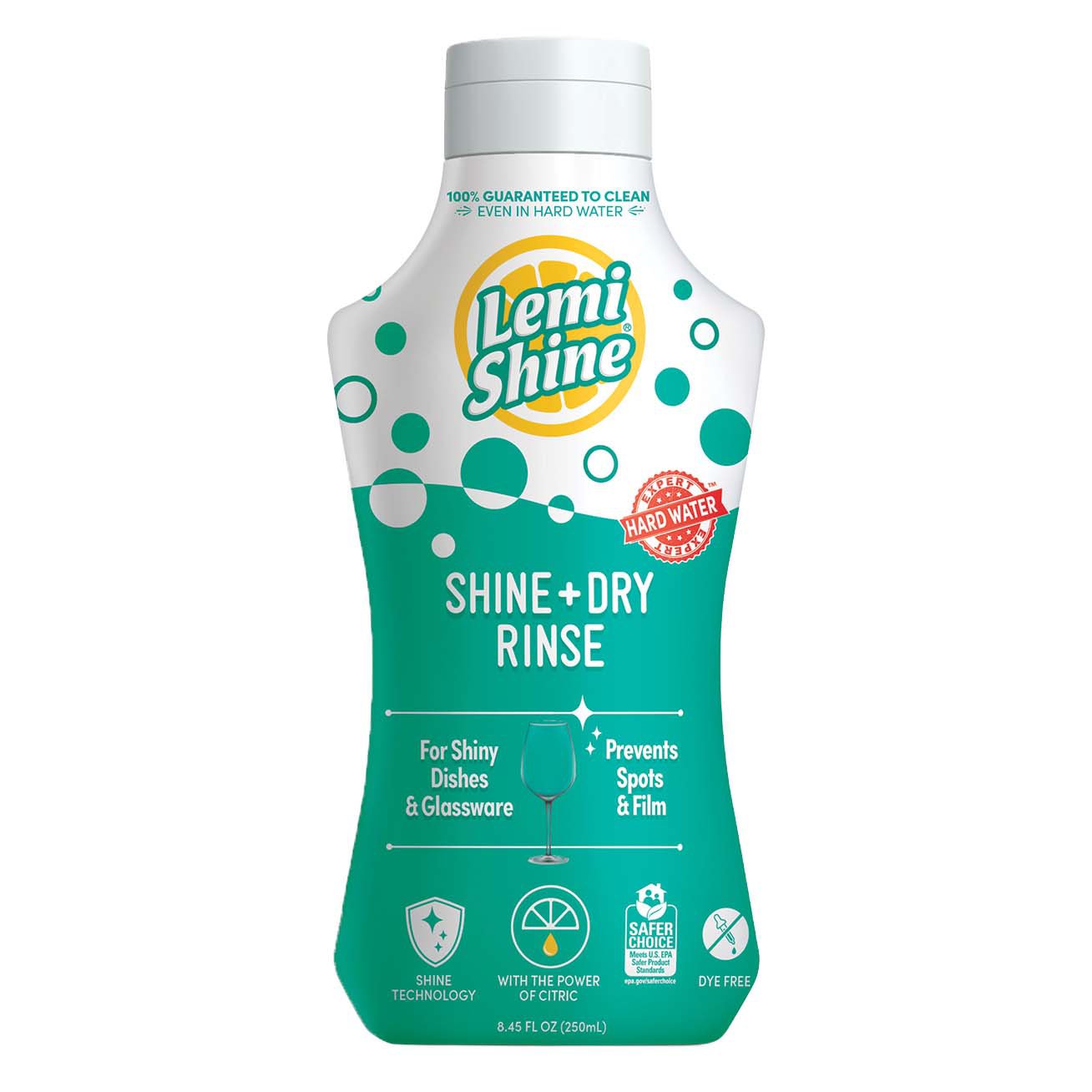 Lemi Shine Shine + Dry Rinse, Shiny Dishes Shop Dish Soap & Detergent