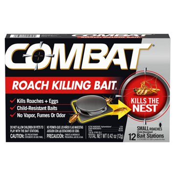 Combat Roach Killing Bait - Small Roaches, 12 ct