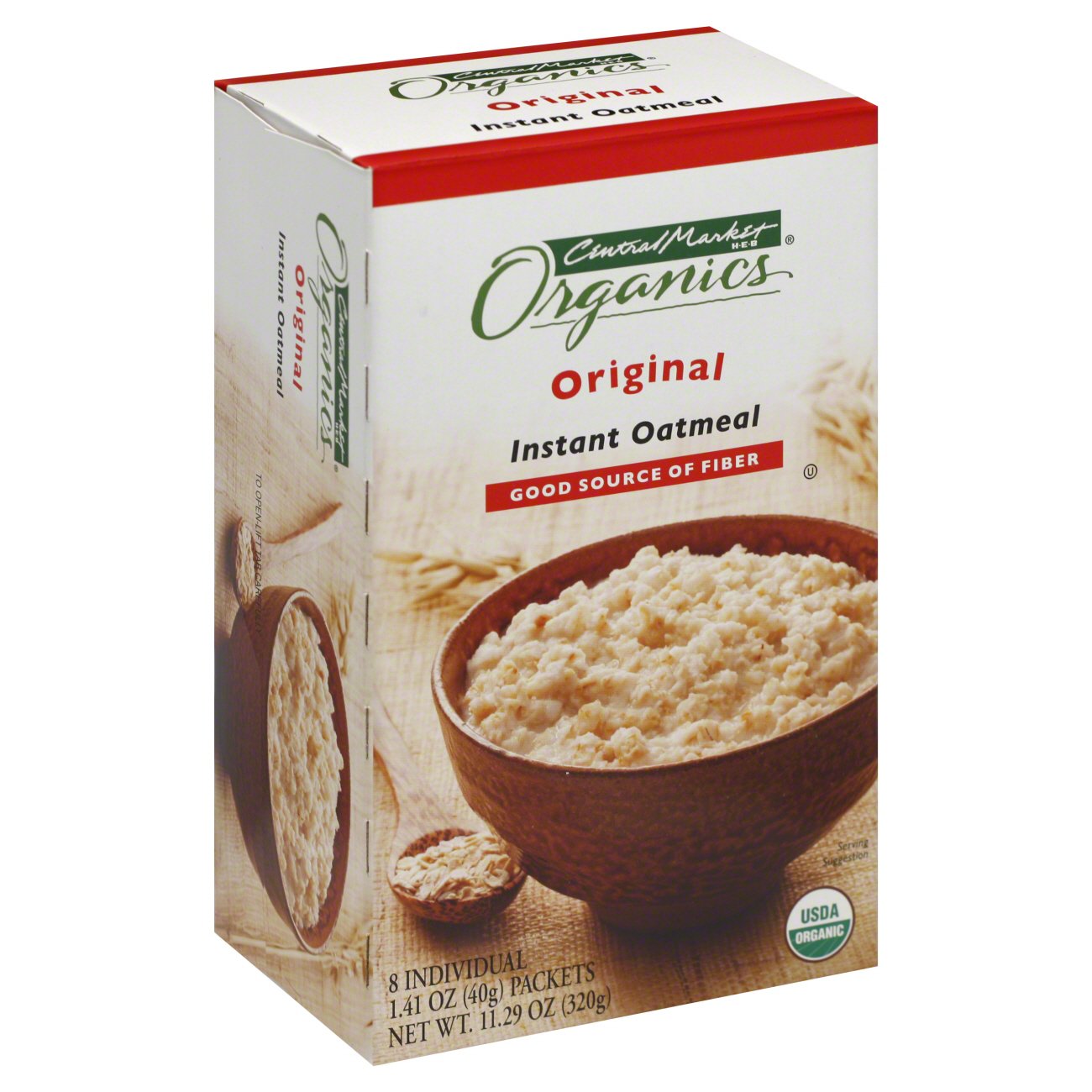Central Market Organics Original Instant Oatmeal Shop Cereal