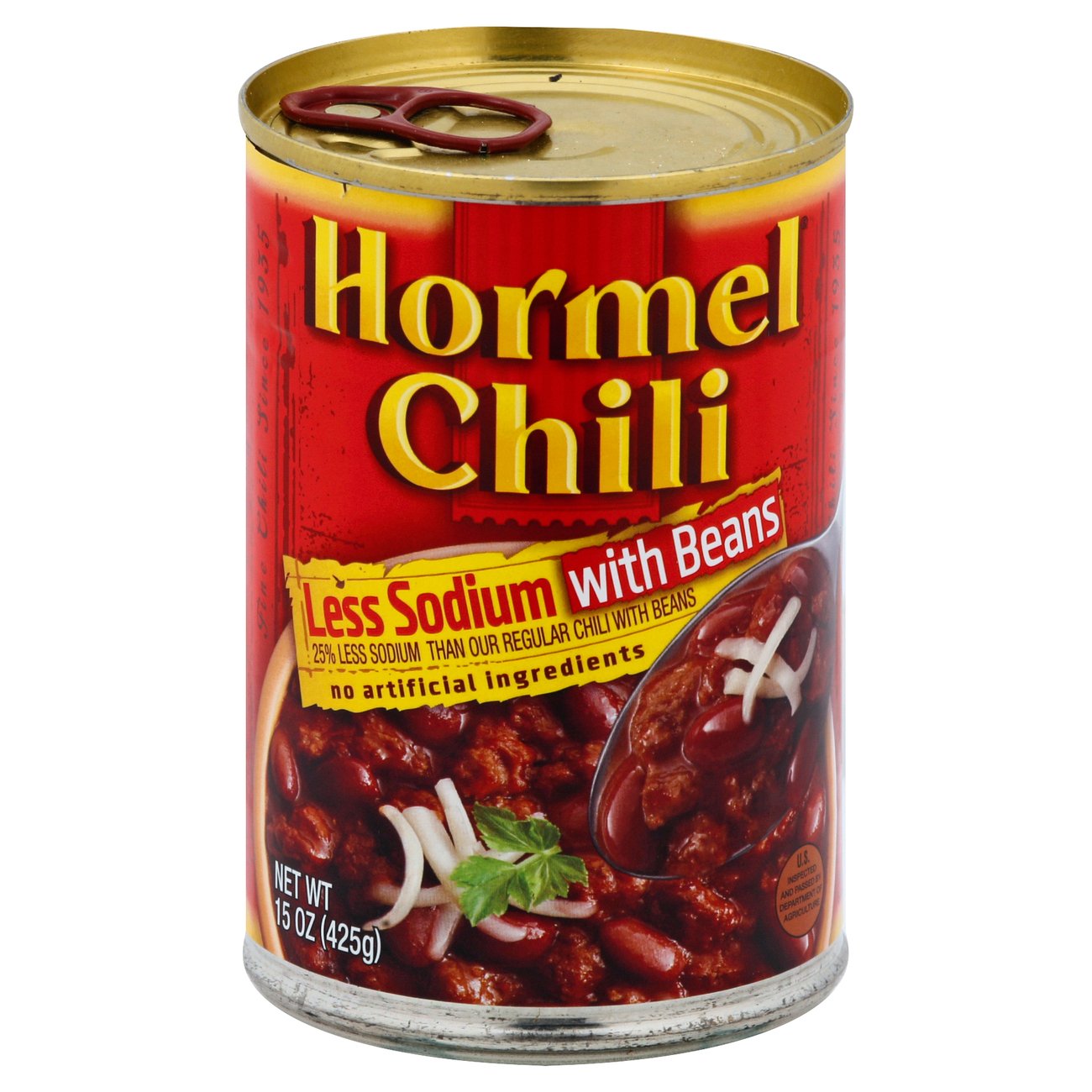 Hormel Less Sodium Chili with Beans Shop Soups & chili at HEB
