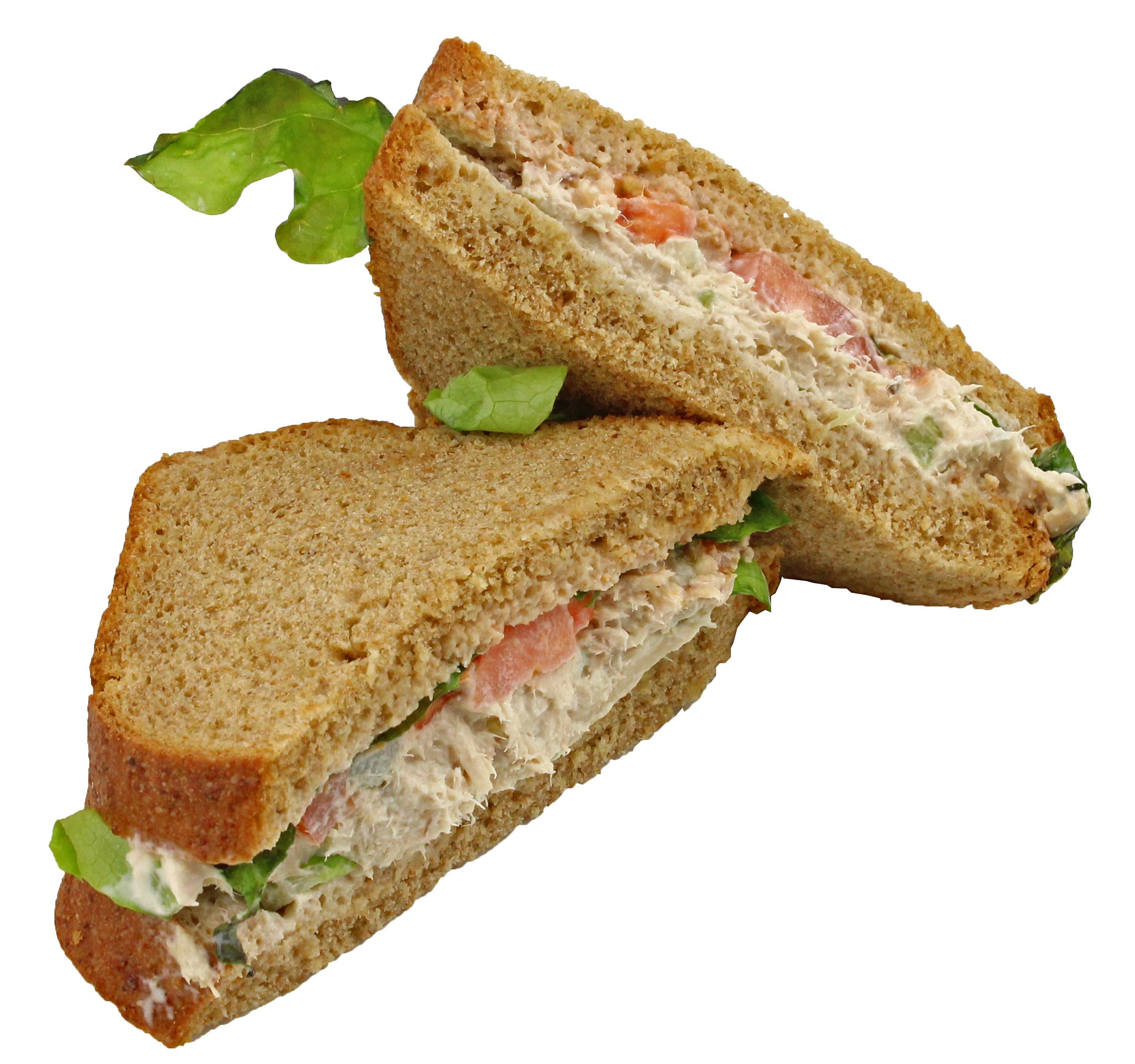 how many calories in a salad sandwich