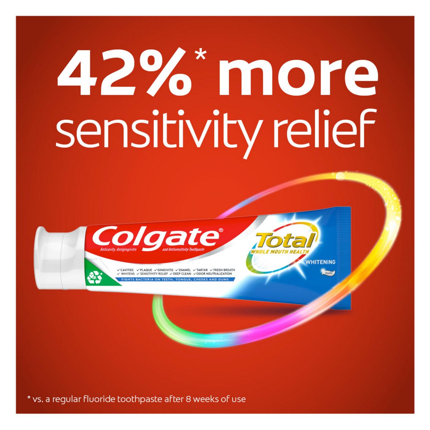 Colgate Total Whitening Toothpaste, 2 Pk; image 17 of 18