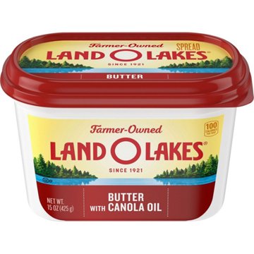 Land O Lakes Butter Spread With Canola Oil, 15 oz