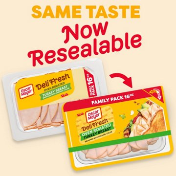 Oscar Mayer Deli Fresh Oven Roasted Turkey Breast, 16 oz