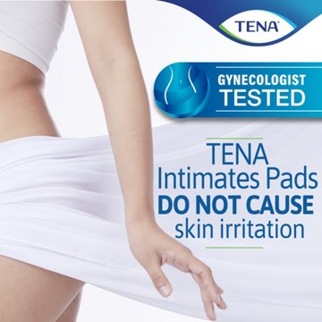 Tena Sensitive Care Extra Coverage Overnight Pads, 28 ct