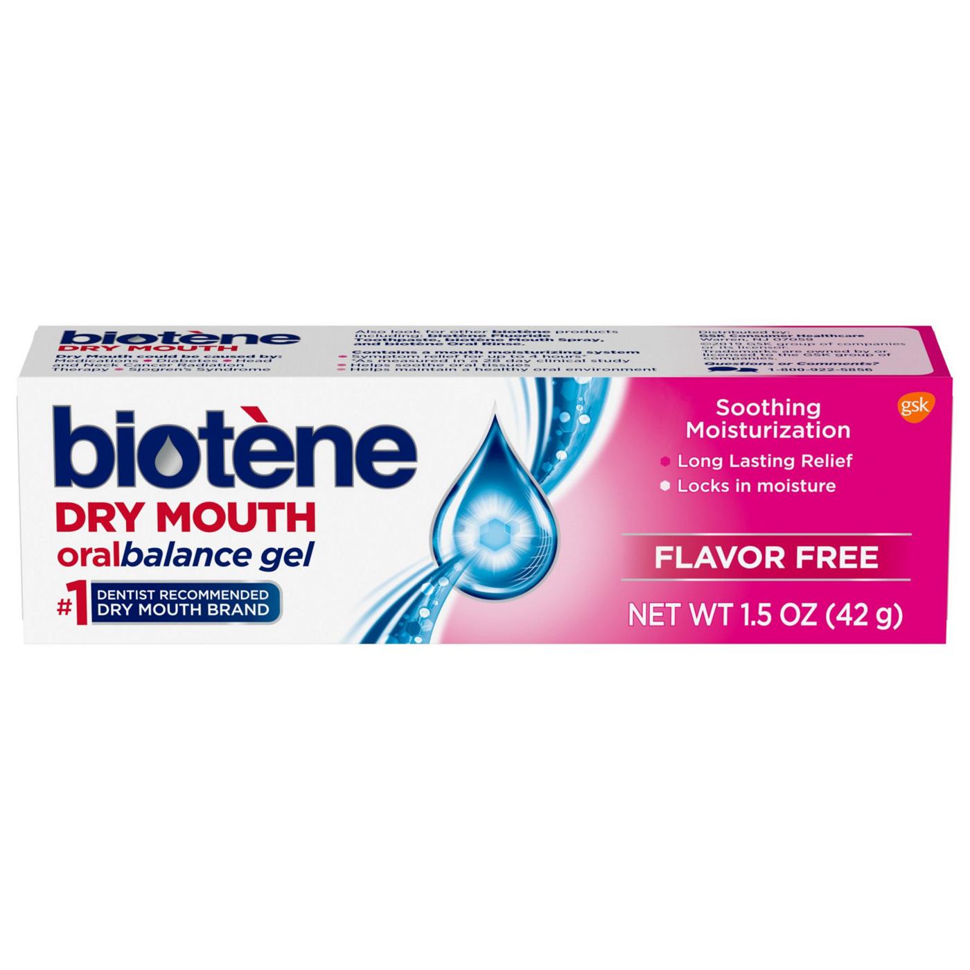 Biotene OralBalance Moisturizing Gel and Dry Mouth Gel, Flavor Free; image 1 of 15