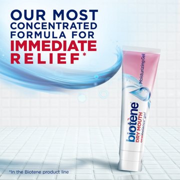 Biotene Moisturizing Dry Mouth Gel - Flavor Free, 1.5 oz