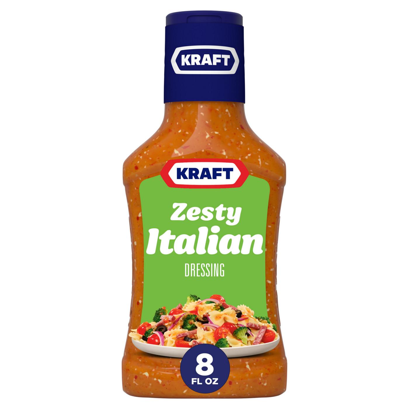 Kraft Zesty Italian Dressing; image 1 of 5