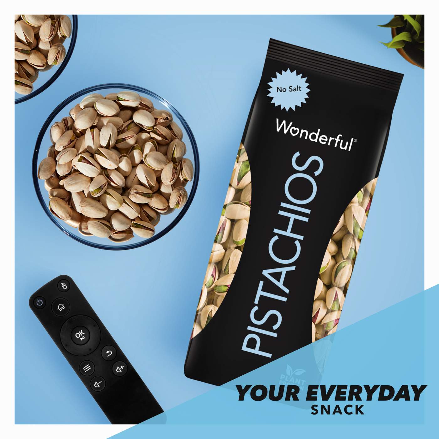 Wonderful Roasted No Salt Shelled Pistachios; image 4 of 6