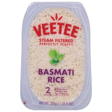 Veetee Steam Filtered Microwavable Basmati Rice
