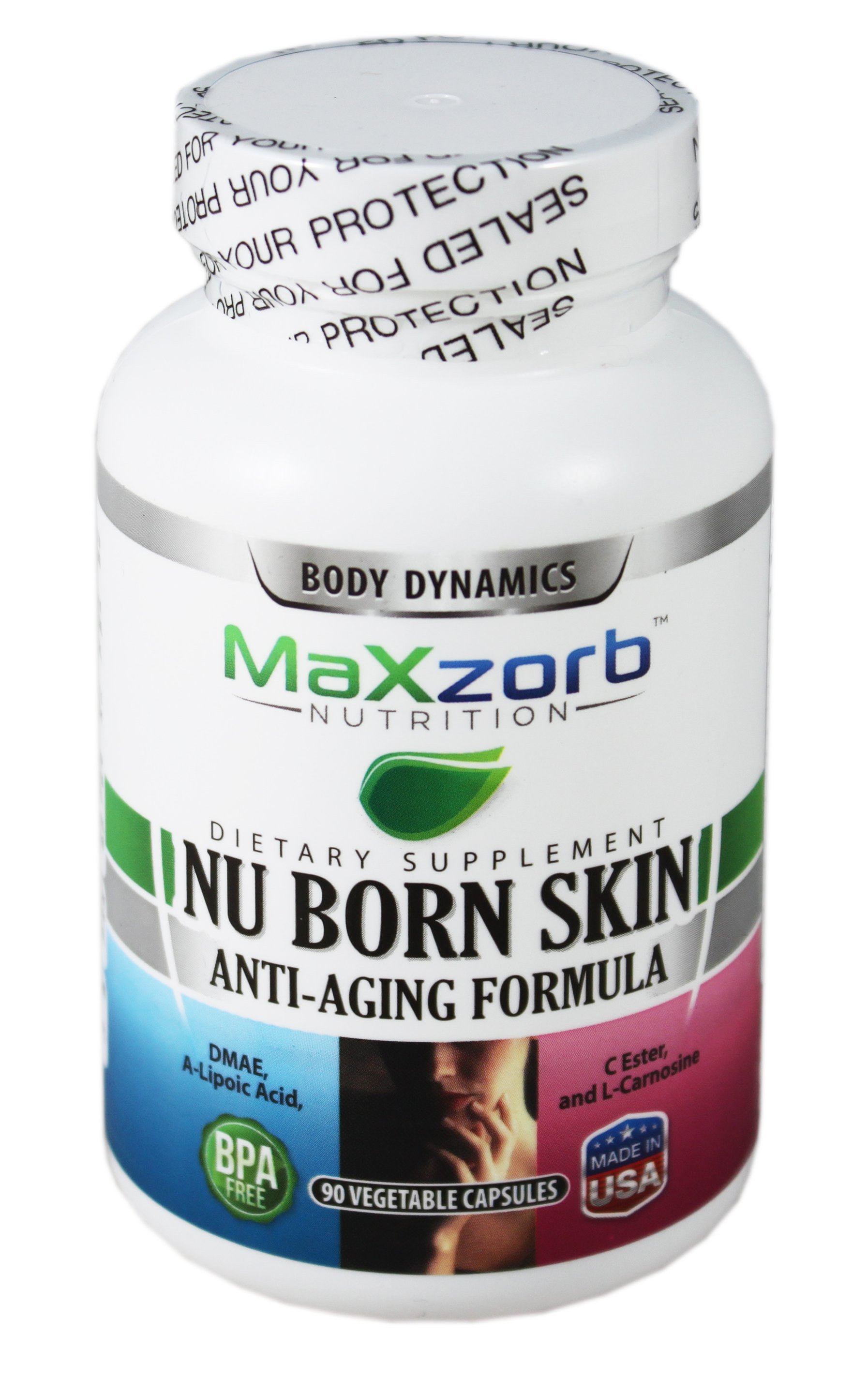 Body Dynamics Body Dynamics Nu Born Skin Anti Aging Formula, 90 CNT ...