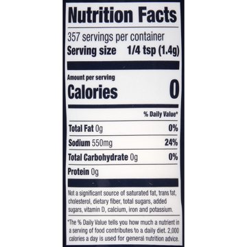 Morton Fine Sea Salt, 17.6 oz