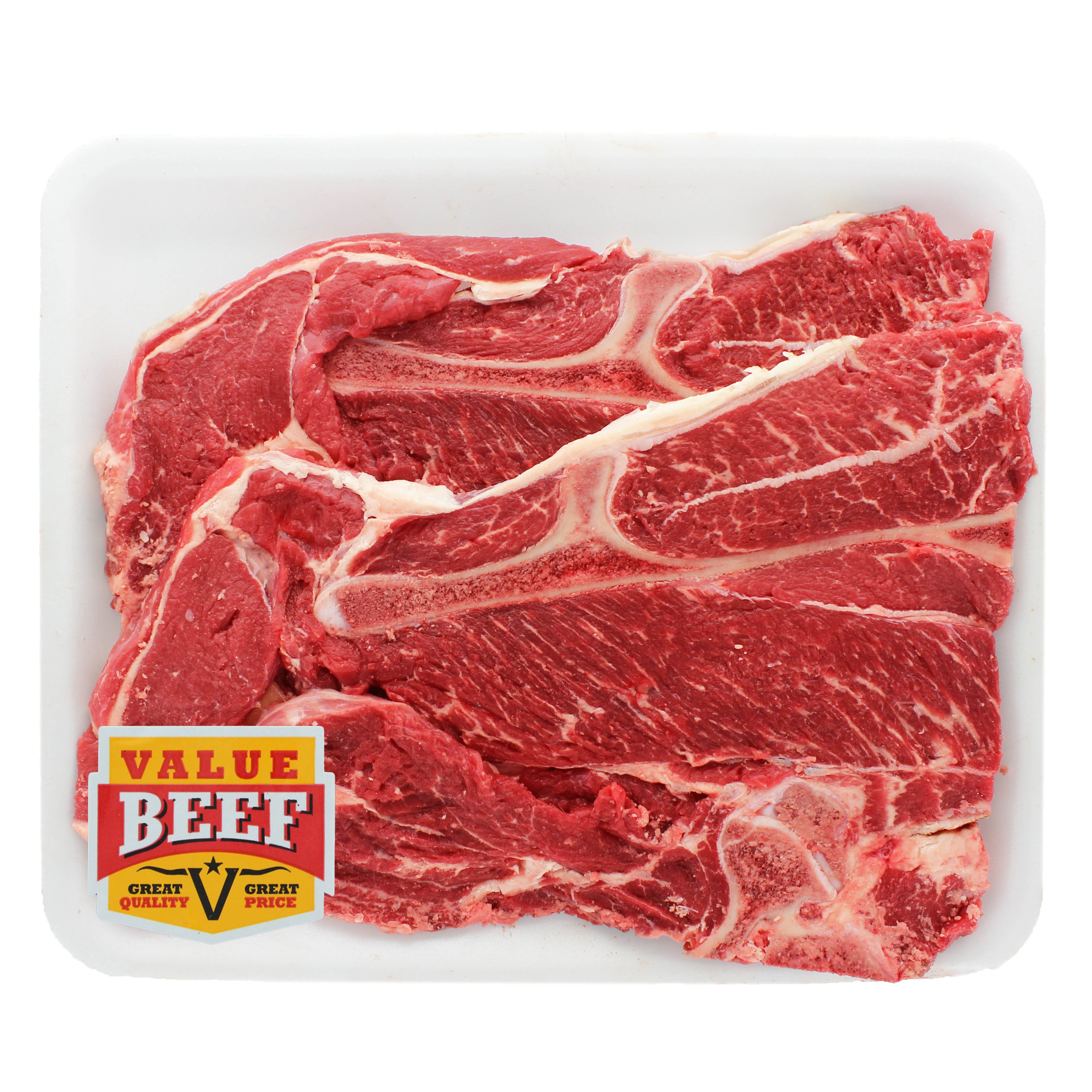HEB Beef Chuck Blade Steak BoneIn Value Pack, Value Beef, 23 steaks