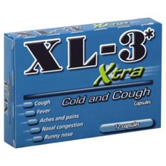 XL 3 Xtra Cold and Cough Capsules, 12 ct | Joe V's Smart Shop