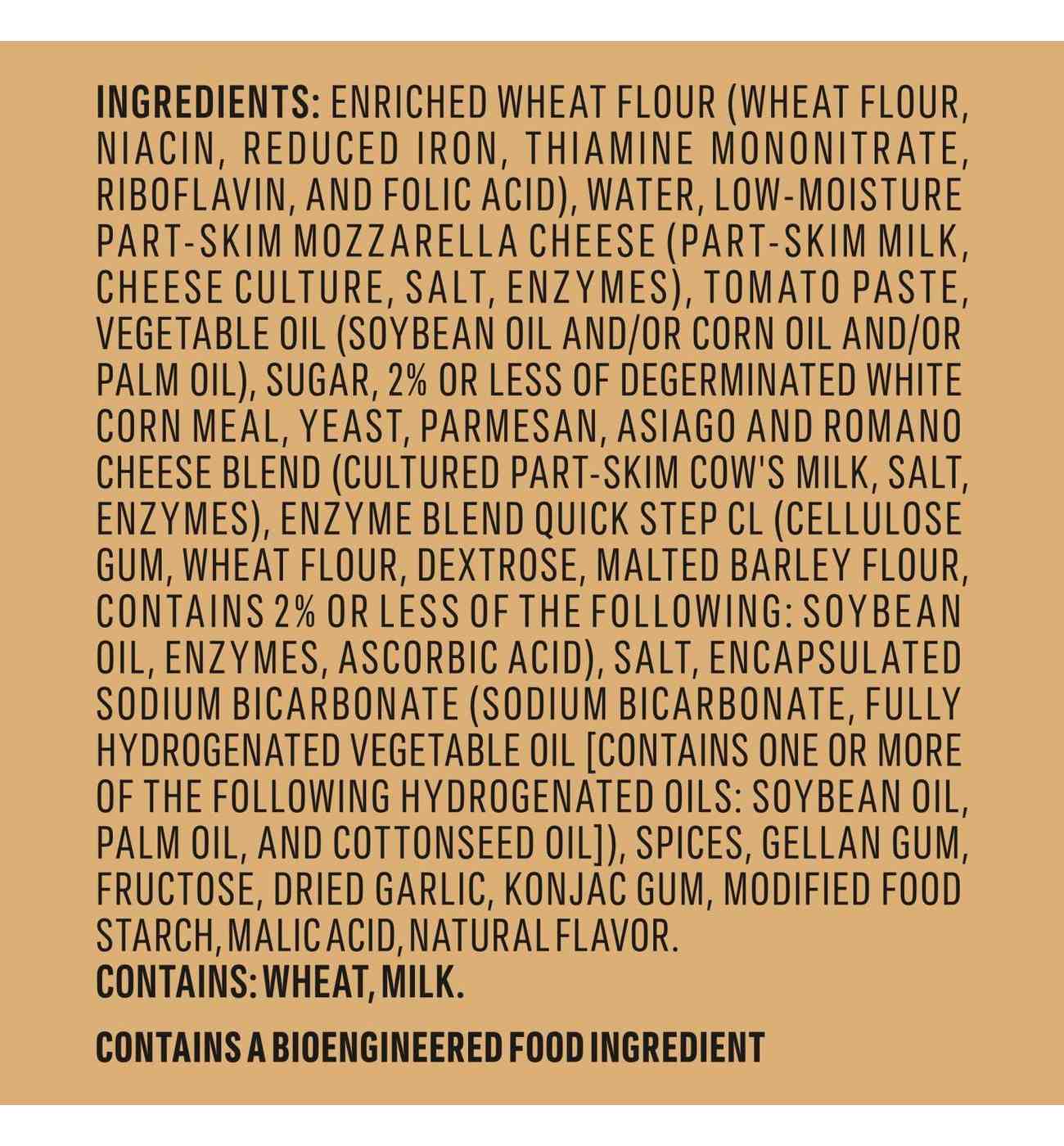 DiGiorno Hand Tossed Crust Four Cheese Frozen Personal Size Pizza; image 3 of 3