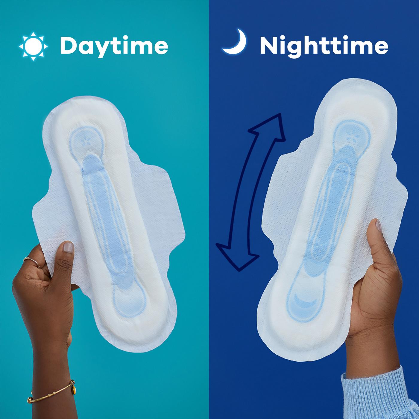 Always Maxi Overnight Pads with Wings, Extra Heavy Overnight, Unscented Size 5; image 2 of 6