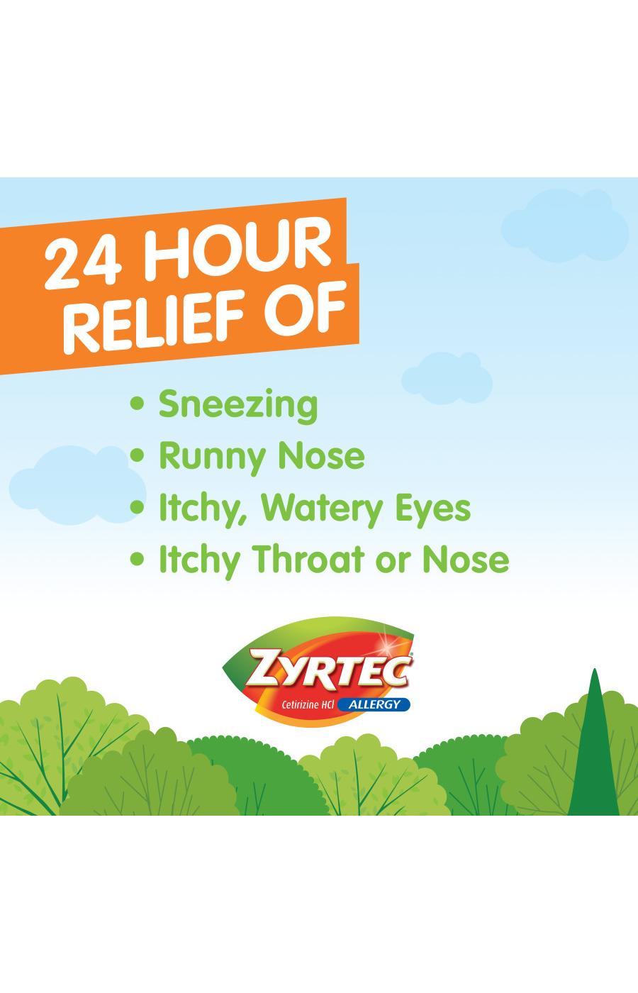 Zyrtec Tablets, 45 Count; image 5 of 7