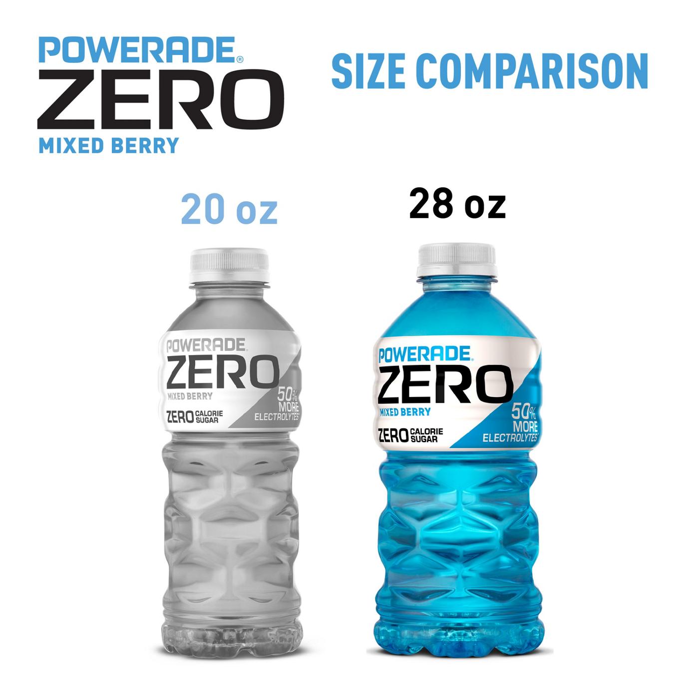 Powerade Zero Mixed Berry Sports Drink; image 3 of 7