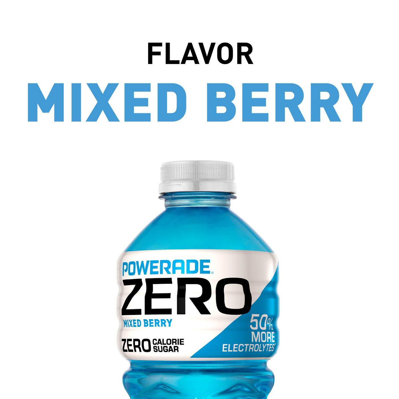 Powerade Zero Mixed Berry Sports Drink; image 7 of 7