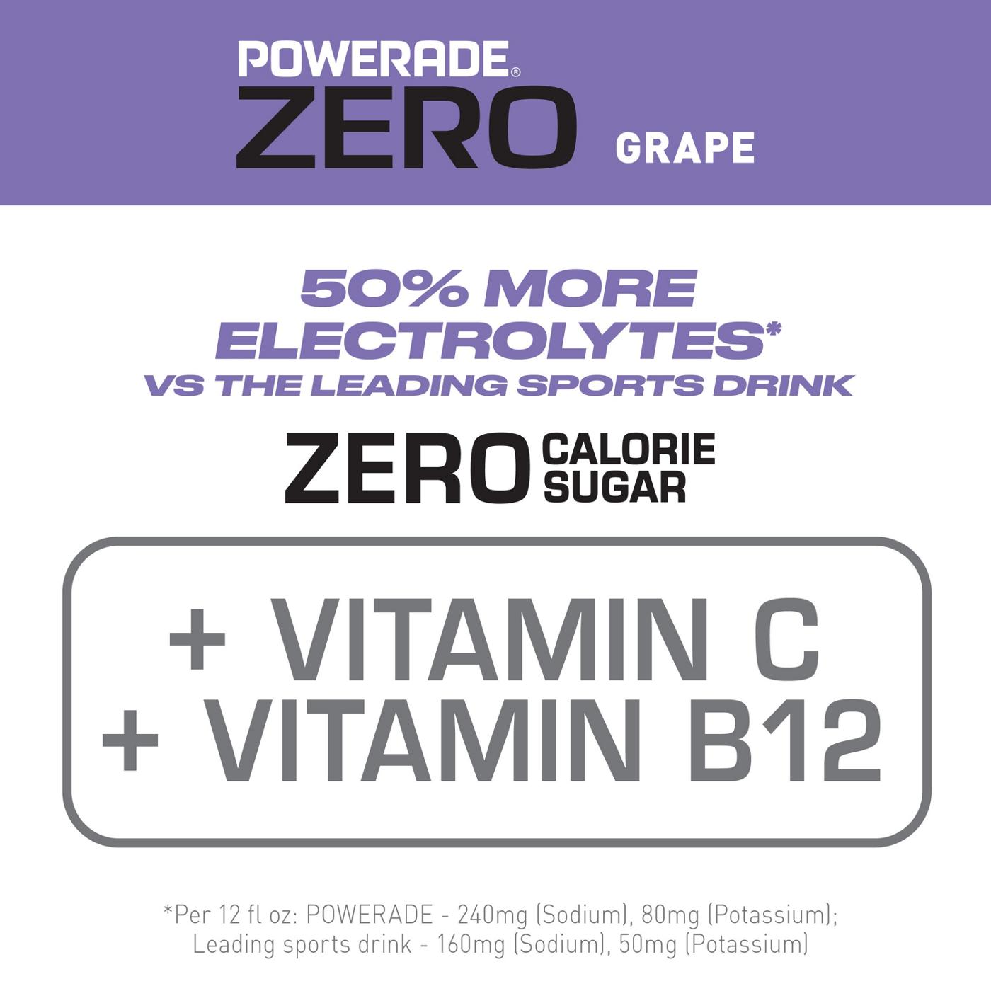 Powerade Grape Sports Drink; image 3 of 7