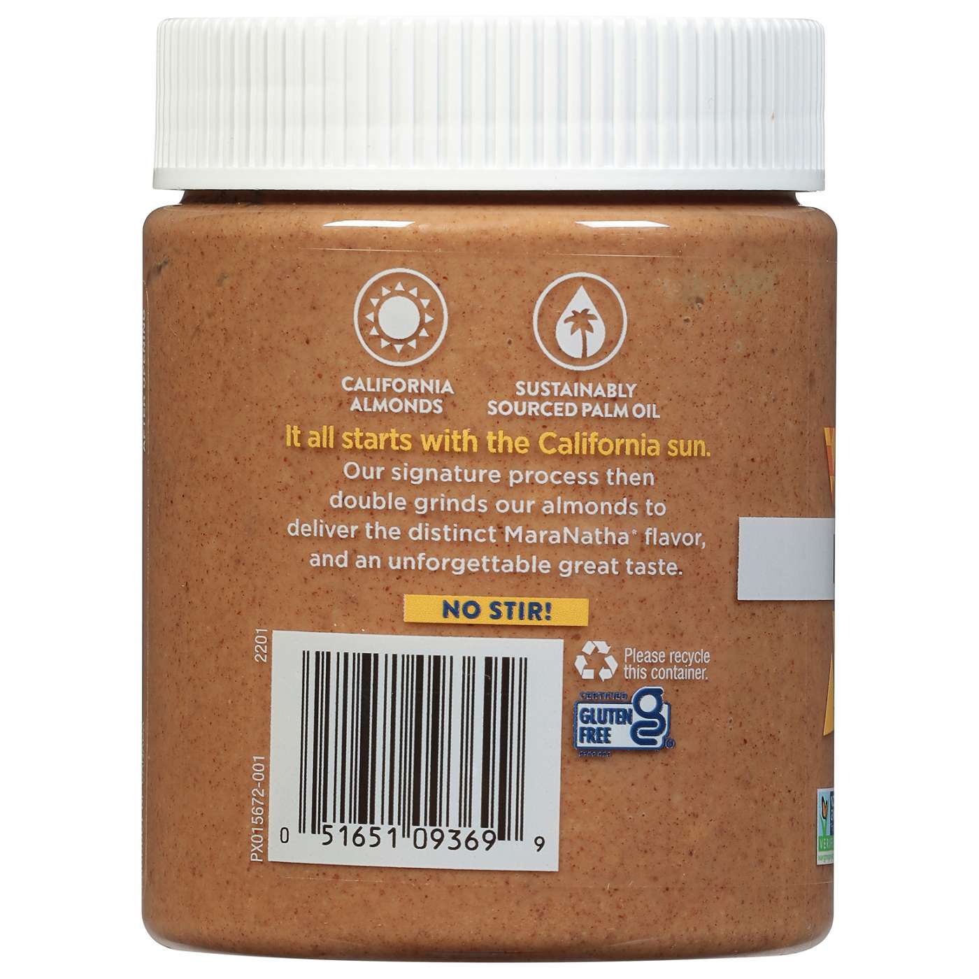 MaraNatha All Natural No Stir Crunchy Almond Butter; image 2 of 2