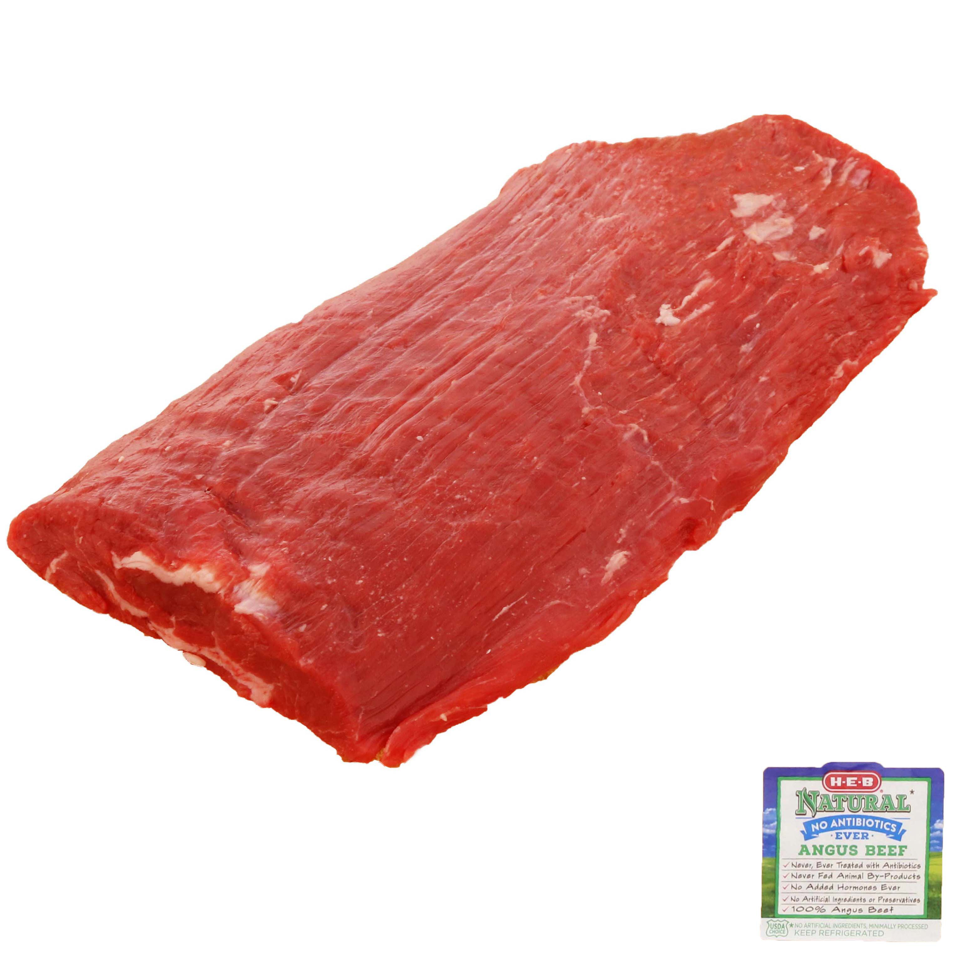 HEB Natural Beef Flank Steak, USDA Choice Shop Beef at HEB