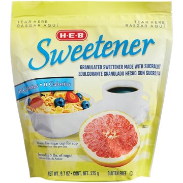 H-E-B Sucralose Sweetener, 9.7 oz
