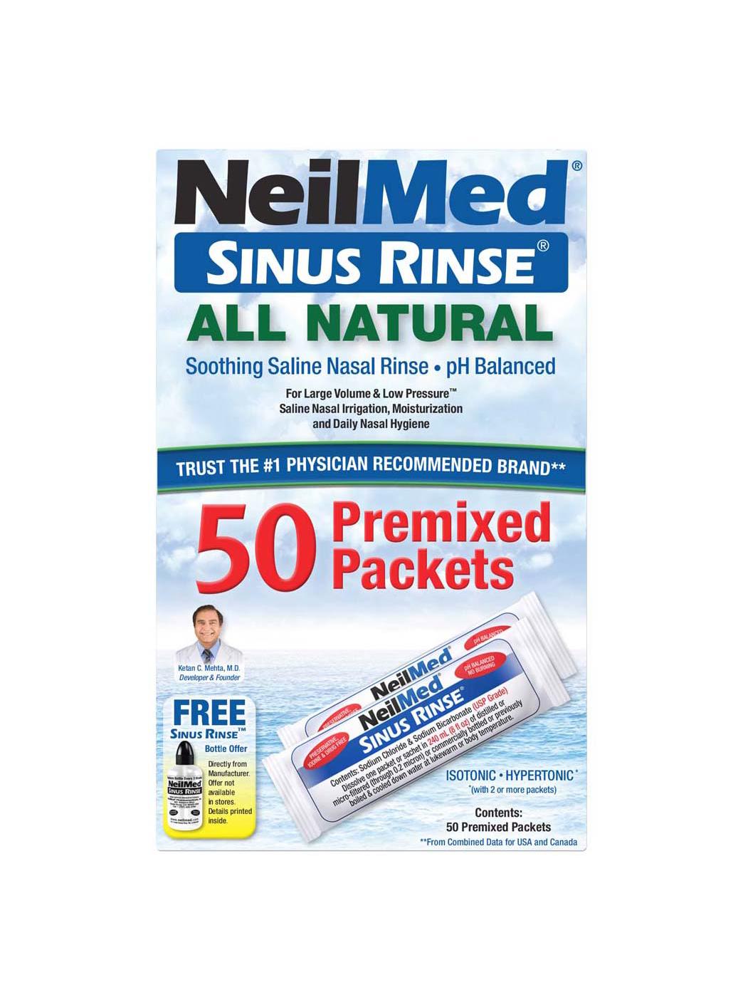 NeilMed Sinus Rinse Premixed Packets; image 1 of 5