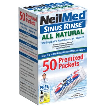 NeilMed Sinus Rinse Premixed Packets, 50 ct